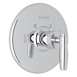 Zephyr Thermostatic Trim Plate without Volume Control - Polished Chrome with Metal Lever Handle | Model Number: MB1940LMAPC - Product Knockout