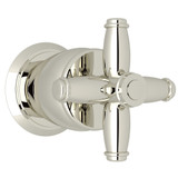 Zephyr Trim for Volume Control and 4-Port Dedicated Diverter - Polished Nickel with Cross Handle | Model Number: MB1951XMPN - Product Knockout
