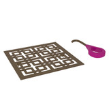Weave Decorative Drain Cover - English Bronze | Model Number: DC3142EB - Product Knockout