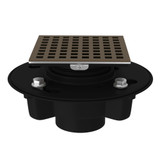 ABS 2 Inch X 3 Inch Drain Kit with 3143 Matrix Decorative Cover - English Bronze | Model Number: SDABS2/3-3143EB - Product Knockout