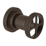 Campo Trim for Volume Control and 4-Port Dedicated Diverter - Tuscan Brass with Industrial Metal Wheel Handle | Model Number: A4912IWTCBTO - Product Knockout