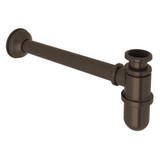 11 13/16 Inch Traditional Cylinder Style Extended Decorative Bottle Trap - Tuscan Brass | Model Number: A5568BTCB - Product Knockout