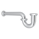 15 Inch Traditional Style Extended Decorative P-Trap - Polished Chrome | Model Number: RPT114APC - Product Knockout