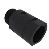 Decorative Shut-Off Valve for Floor Legs - Matte Black | Model Number: ZA10384040-MB - Product Knockout