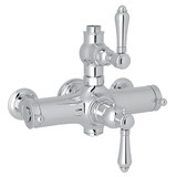 Exposed Thermostatic Valve - Polished Chrome with Metal Lever Handle | Model Number: A4917LMAPC - Product Knockout