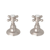 DISCONTINUED 3/4" Hot And Cold Rough Valves With Trim - Satin Nickel | Model Number: A7422XMSTN