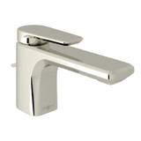 Hoxton Single Hole Single Lever Bathroom Faucet - Polished Nickel with Metal Lever Handle | Model Number: U.3412LS-PN-2 - Product Knockout