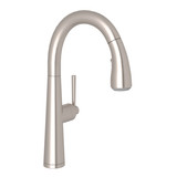 Lux Pulldown Bar and Food Prep Faucet - Satin Nickel with Metal Lever Handle | Model Number: R7515SLMSTN-2 - Product Knockout