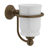 Edwardian Porcelain Wall Mount Single Tumbler Holder - English Bronze | Model Number: U.6925EB - Product Knockout
