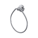 Edwardian Wall Mount Towel Ring - Polished Chrome | Model Number: U.6935APC - Product Knockout