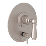 Edwardian Pressure Balance Trim with Diverter - Satin Nickel with Metal Lever Handle | Model Number: U.2010NL-STN - Product Knockout