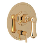 Georgian Era Pressure Balance Trim with Diverter - English Gold with Metal Lever Handle | Model Number: U.2710NLS-EG - Product Knockout