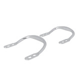 Pair of Toilet Seat Sanitary Handles - Polished Chrome | Model Number: 4021-APC - Product Knockout