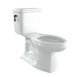 Victorian Elongated Close Coupled 1.28 GPF High Efficiency Toilet - Tuscan Brass | Model Number: U.KIT113-TCB - Product Knockout