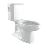 Deco Elongated Close Coupled 1.28 GPF High Efficiency Toilet - Polished Nickel | Model Number: U.KIT112-PN - Product Knockout