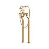 Traditional Floor Mount Tub Filler - English Gold | Model Number: U.3521X/1-EG