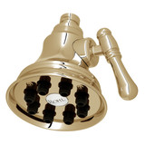 4 Inch Mantova Adjustable Showerhead - Unlacquered Brass | Model Number: WI0123ULB - Product Knockout