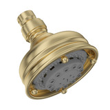 4 Inch Santena 3-Function Showerhead - Satin Unlacquered Brass | Model Number: 1085/8SUB - Product Knockout