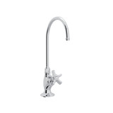 San Julio C-Spout Filter Faucet - Polished Chrome with Five Spoke Cross Handle | Model Number: A1635XAPC-2 - Product Knockout