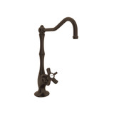 Acqui Column Spout Filter Faucet - Tuscan Brass with Five Spoke Cross Handle | Model Number: A1435XTCB-2 - Product Knockout