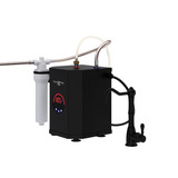 Acqui Column Spout Hot Water Faucet Tank and Filter Kit - Matte Black with Metal Lever Handle | Model Number: GKIT1445LMMB-2 - Product Knockout