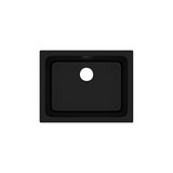 Allia™ 24" Fireclay Single Bowl Undermount Kitchen Or Laundry Sink - Matte Black (63) | Model Number: 6347-63