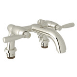 Exposed Tub Mixer - Polished Nickel with Metal Lever Handle | Model Number: U.3807LS-PN - Product Knockout