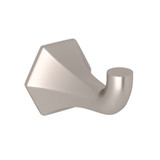 Bellia Wall Mount Single Robe and Towel Hook - Satin Nickel | Model Number: BE710-STN - Product Knockout