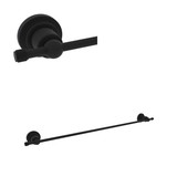 Campo Wall Mount 24 Inch Single Towel Bar - Matte Black | Model Number: A1486IWMB - Product Knockout
