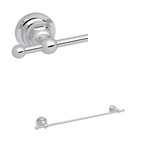 San Giovanni Wall Mount 18 Inch Single Towel Bar - Polished Chrome | Model Number: A1484LIAPC - Product Knockout