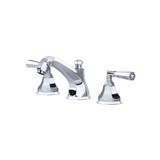 Palladian High Neck Widespread Bathroom Faucet - Polished Chrome with Metal Lever Handle | Model Number: A1908LMAPC-2 - Product Knockout