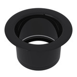 Extended Disposal Flange - Black | Model Number: ISE10082BK - Product Knockout