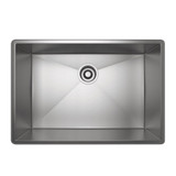 Forze Single Bowl Stainless Steel Kitchen Sink - Brushed Stainless Steel | Model Number: RSS2416SB - Product Knockout