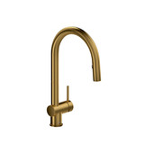 Azure Pulldown Kitchen Faucet  - Brushed Gold | Model Number: AZ201BG - Product Knockout