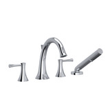 Edge™ 4-Hole Deck Mount Tub Filler - Chrome | Model Number: ED12LC