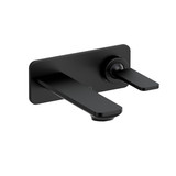 Equinox™ Wall Mount Lavatory Faucet - Black | Model Number: EQ11BK