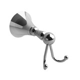 Hudson™ Double Robe Hook - Chrome | Model Number: HU0C
