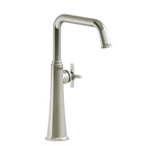 Momenti™ Single Handle Tall Lavatory Faucet With U-Spout - Polished Nickel | Model Number: MMSQL01+PN