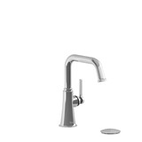 Momenti Single Handle Lavatory Faucet with U-Spout  - Chrome with Lever Handles | Model Number: MMSQS01LC - Product Knockout