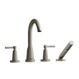 DISCONTINUED Pallace™ 4-Hole Deck Mount Tub Filler - Brushed Nickel | Model Number: PA12LBN