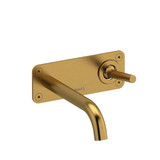 Riu™ Wall Mount Lavatory Faucet - Brushed Gold | Model Number: RU11BG