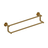 Star Double 24 Inch Towel Bar  - Brushed Gold | Model Number: ST6BG - Product Knockout