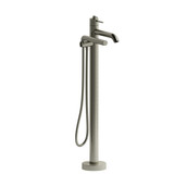 CS Single Hole Floor Mount Tub Filler Trim  - Brushed Nickel | Model Number: TCS39BN - Product Knockout