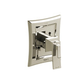 Eiffel 1/2 Inch Thermostatic and Pressure Balance Trim with up to 3 Functions  - Polished Nickel | Model Number: TEF23PN - Product Knockout