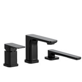 DISCONTINUED Equinox™ 3-Hole Pressure Balance Deck Mount Tub Filler Trim - Black | Model Number: TEQ16BK