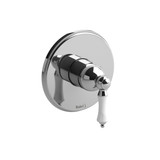 Classic 1/2 Inch Pressure Balance Trim  - Chrome and White | Model Number: TGN51CW - Product Knockout