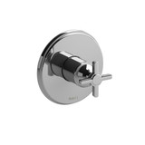 Momenti 1/2 Inch Pressure Balance Trim  - Chrome with Cross Handles | Model Number: TMMRD51+C - Product Knockout