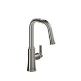 Trattoria Pulldown Kitchen Faucet With U-Spout  - Stainless Steel Finish | Model Number: TTSQ101SS - Product Knockout