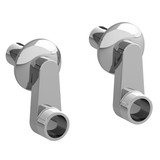 2" Wall Mount Riser Pair - Chrome | Model Number: TU02C
