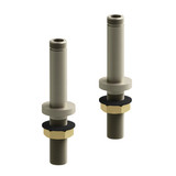4" Deck Mount Riser Pair - Brushed Nickel | Model Number: TU04BN